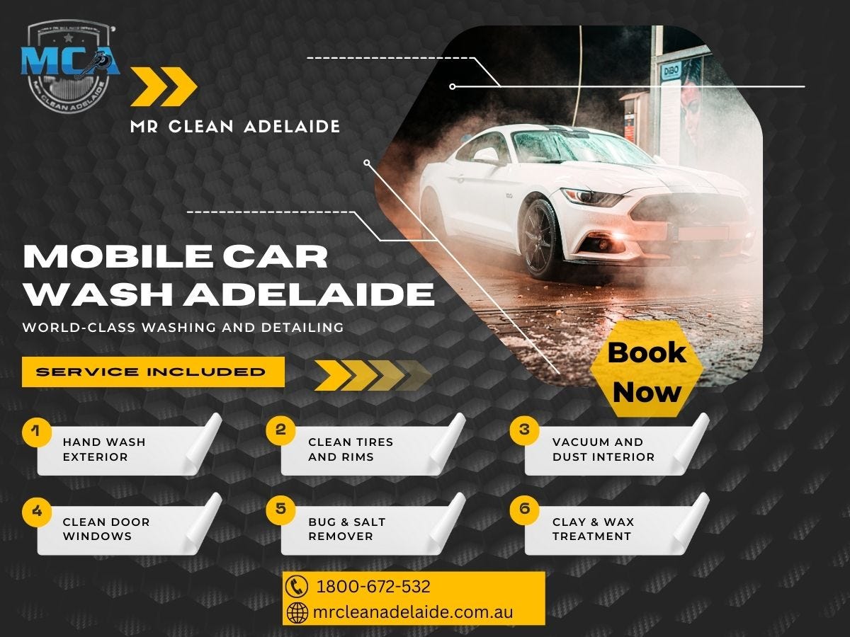 Save Time and Effort with Mobile Car Wash Adelaide. by