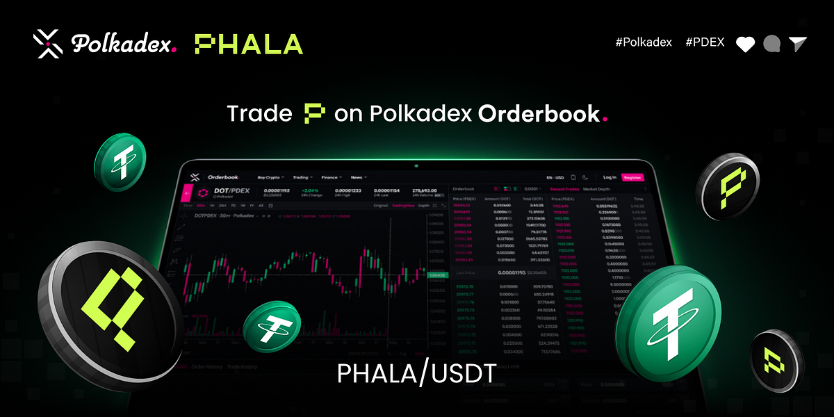PHA is Now Trading on Polkadex Orderbook
