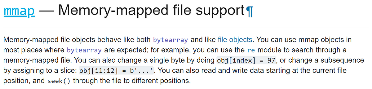 Python memory-map. Bu yazıda size python memory-map… | by CaginA | Medium