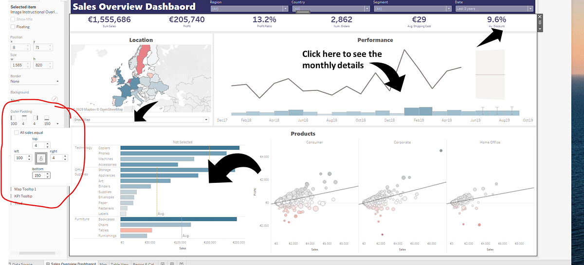 How to Create an Instructional Overlay for a Tableau Dashboard by Geraint Davies Medium