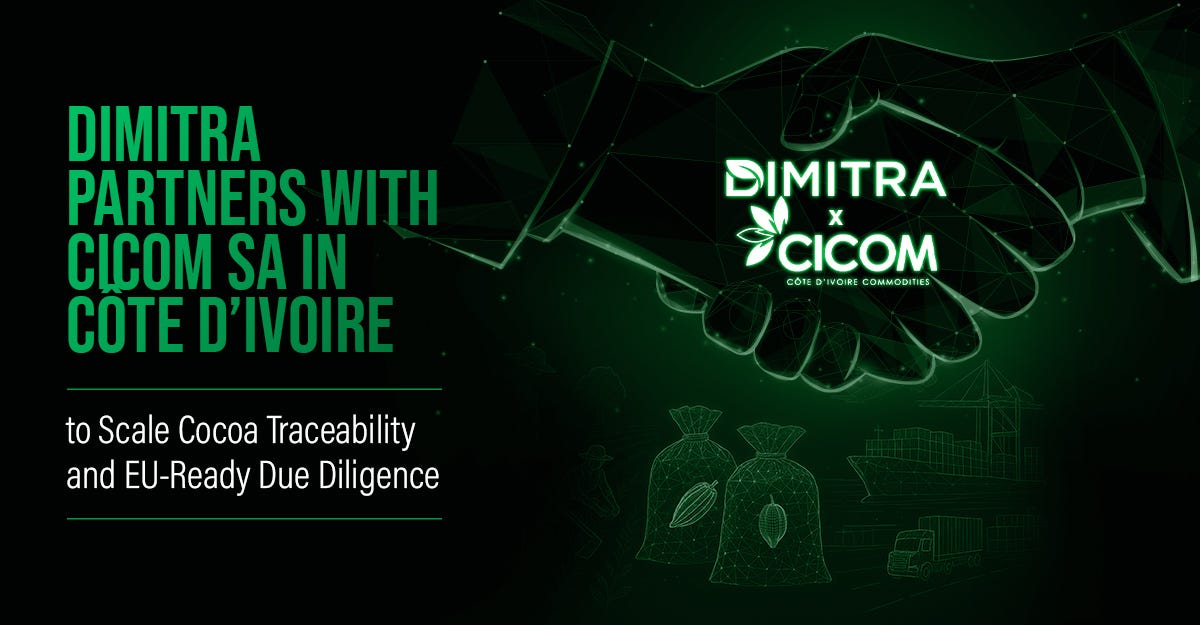 Dimitra Launches Its First Côte d’Ivoire Cocoa Project With CICOM SA, Building EU-Ready…