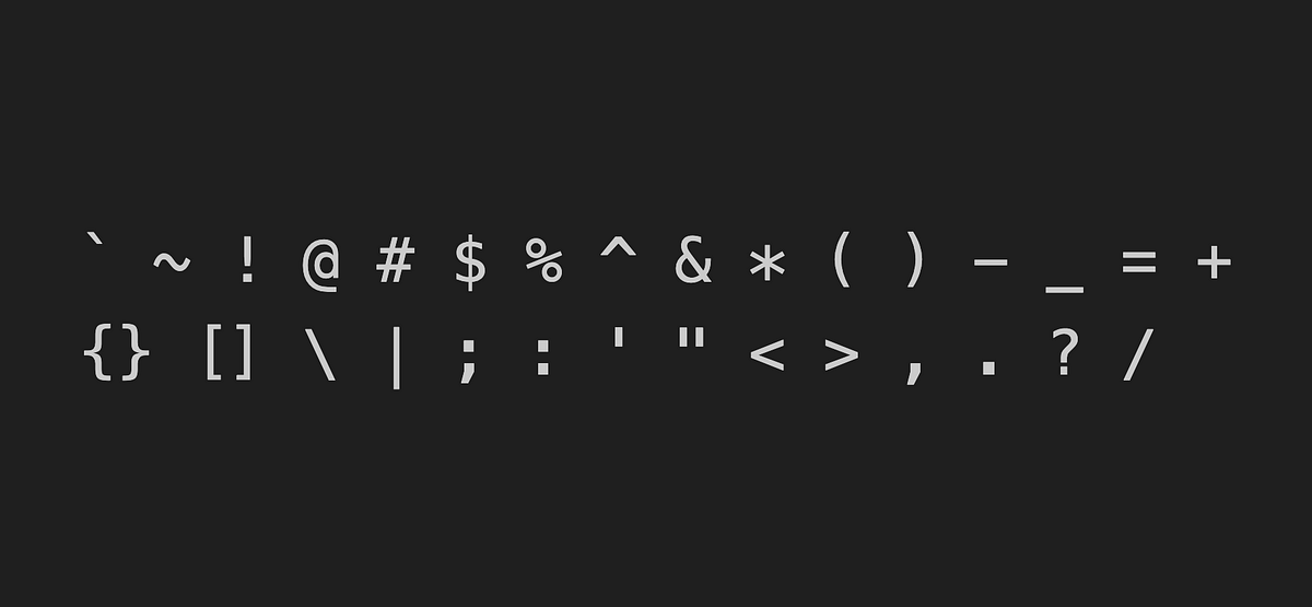 What Every Punctuation Does In Python | by Liu Zuo Lin | Level Up Coding