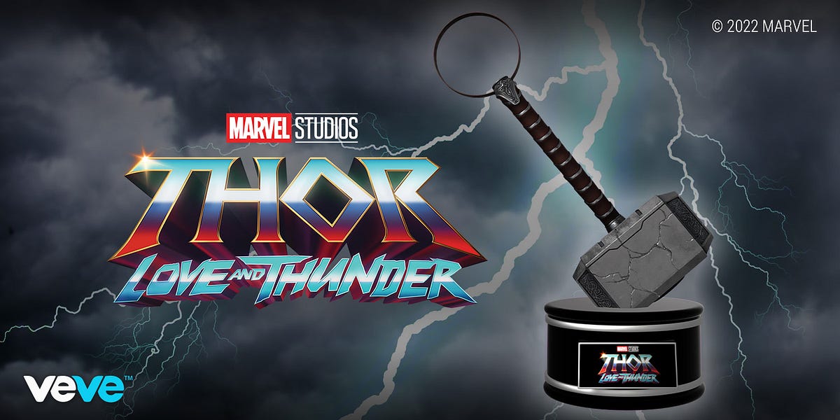 Marvel Studios— Thor: Mjolnir. Thor's iconic hammers drop on