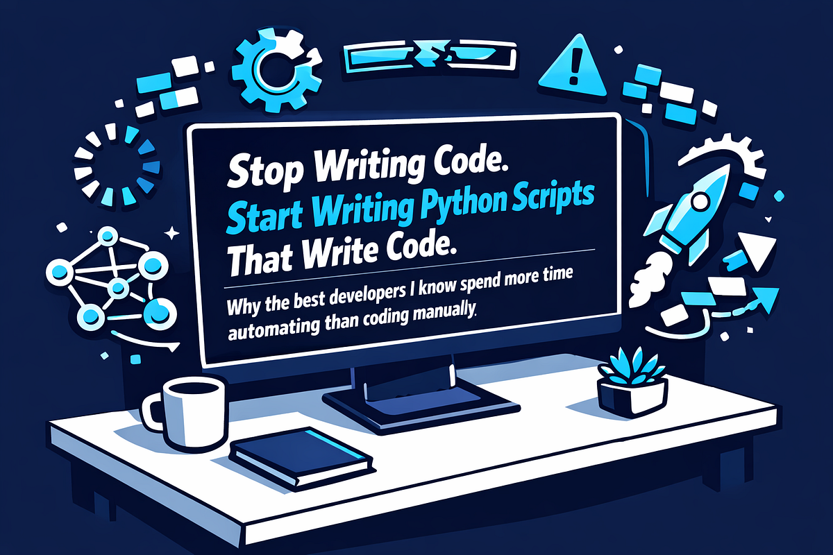 Stop Writing Code. Start Writing Python Scripts That Write Code. | by ...