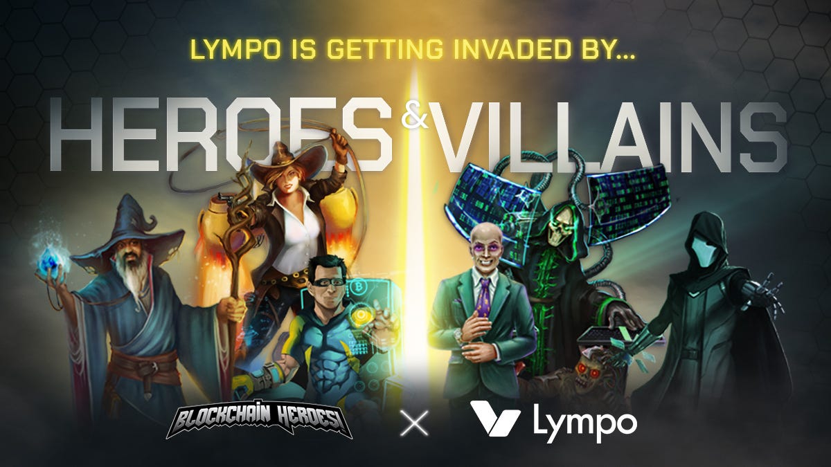Blockchain Heroes Invade The Lympo NFT Minting Platform! | by Lympo | Lympo  official | Medium