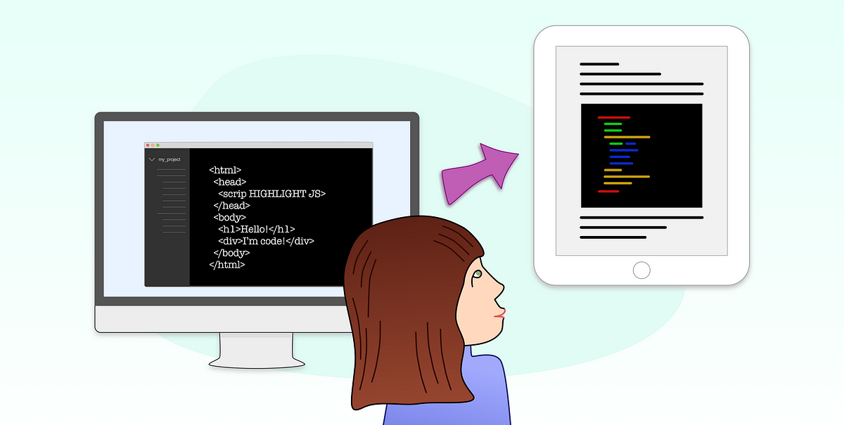 How to Display Text in Your HTML as Code Snippets | by Monica Saiz ...