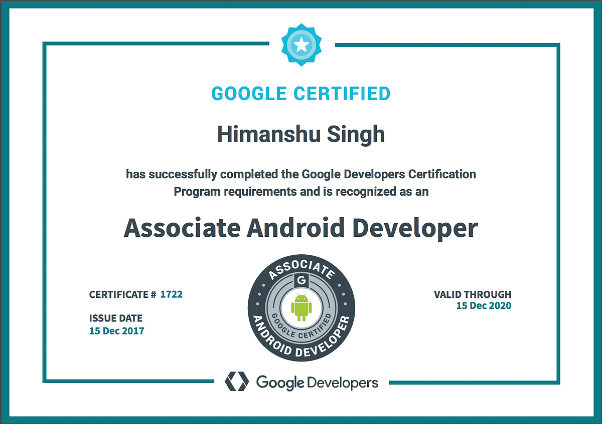 From Noob to Google Certified Associate Android Developer | by Himanshu ...