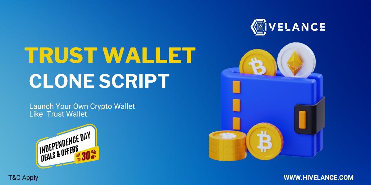 Trust wallet clone script for safe and trustworthy transactions by 