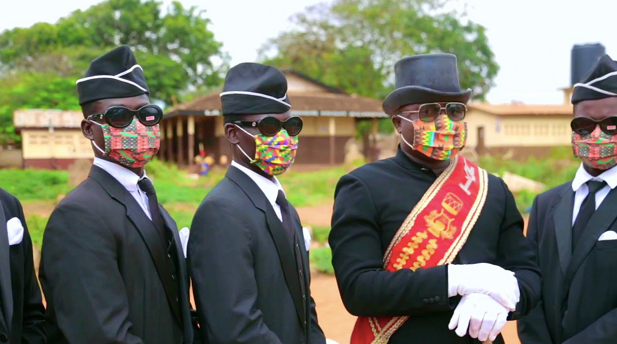 Coffin Dancers And Mask Advertisement — The Best Collaboration Of The