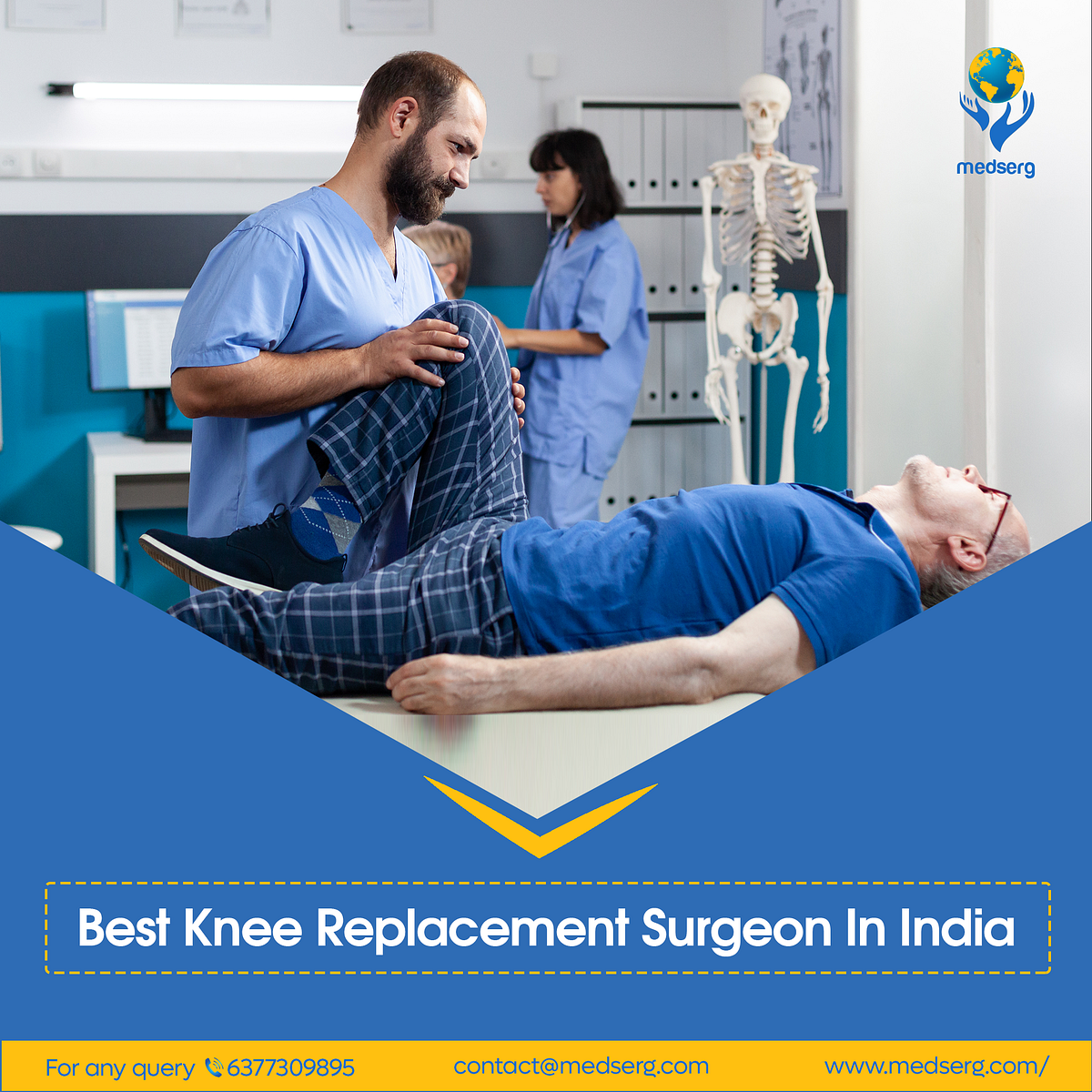 Best knee replacement surgeon in India Medserg Medium