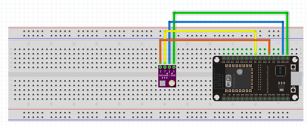 ESP32 I2C Communication Set Pins, Multiple Devices