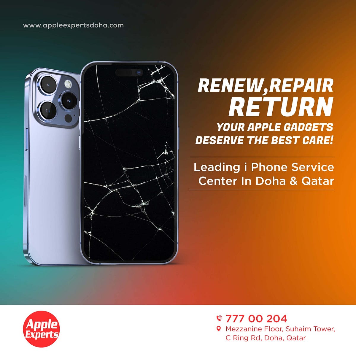Apple Service Qatar. Are you looking for topnotch Apple… by Apple