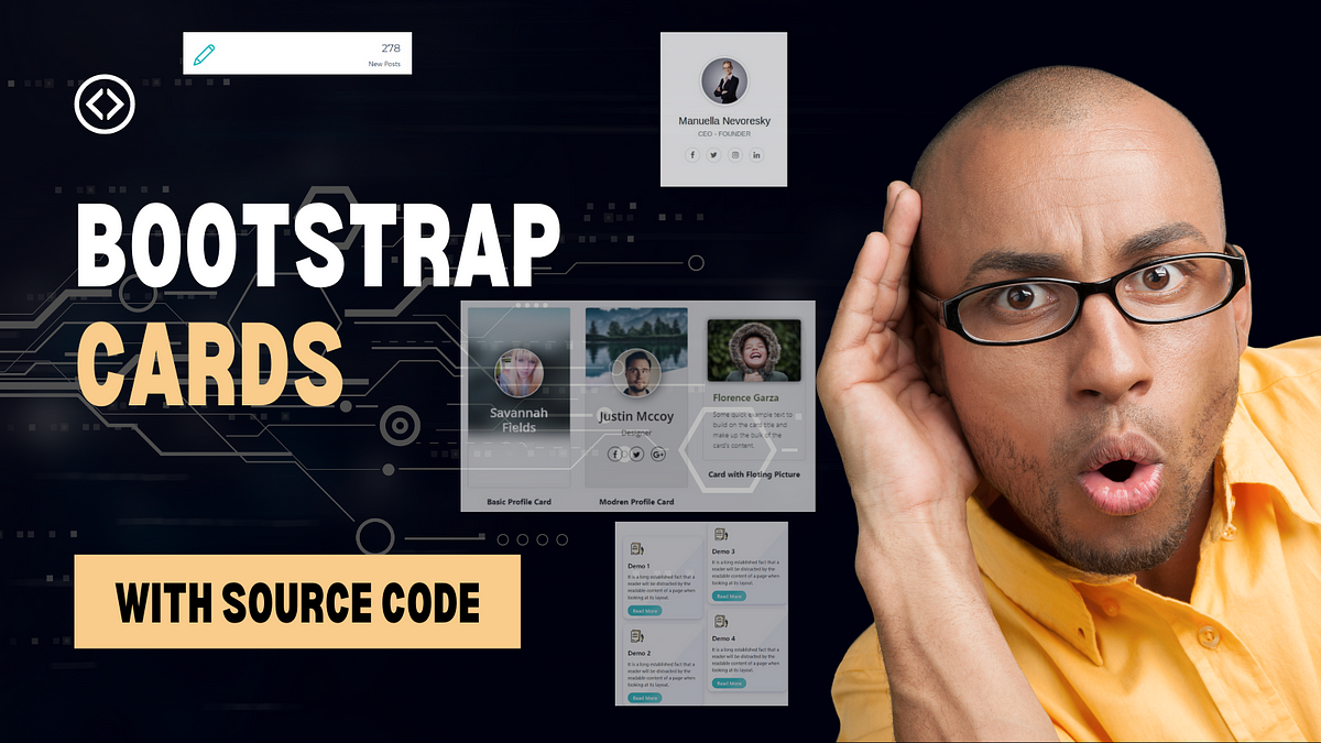 Amazing Bootstrap Card Examples For Your Next Web Project | By Jon Snow ...