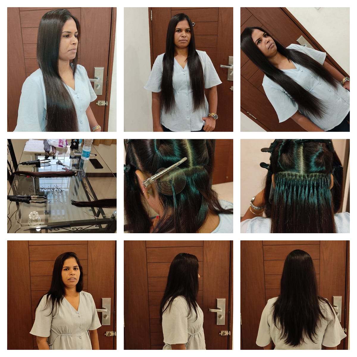 Permanent Hair Extensions in Hyderabad Home Service Available by
