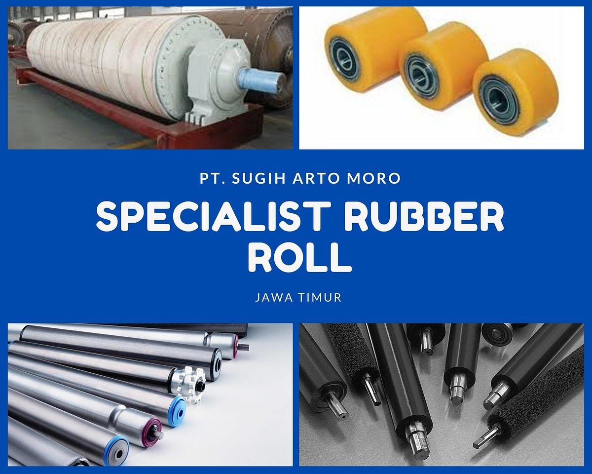 RUBBER ROLL INDUSTRI PT SAM. ROLL KARET, RUBBER ROLL, ROLL TEFLON… by