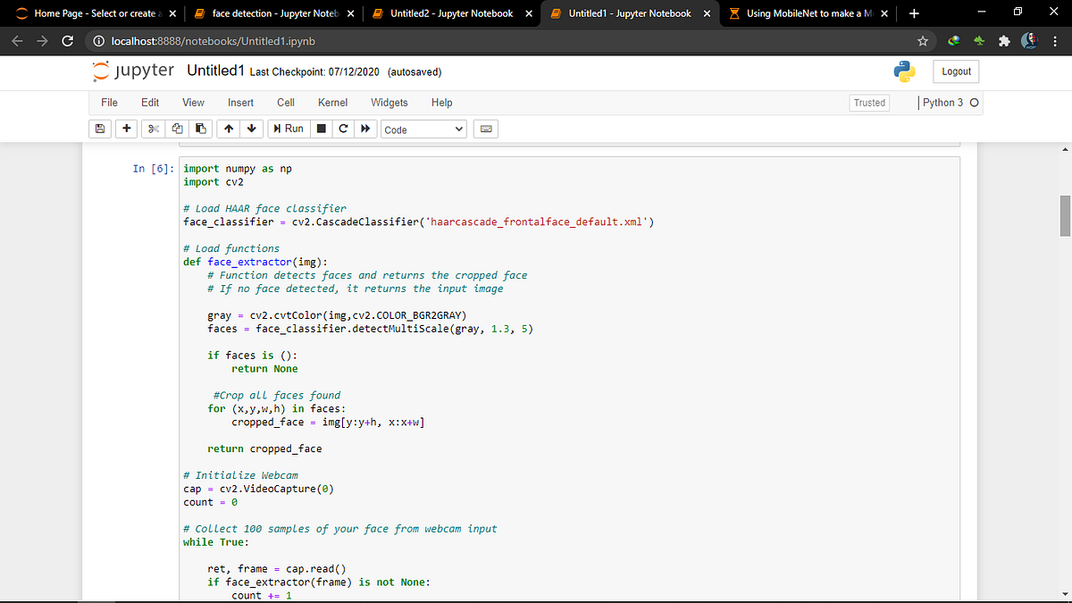 Face Recognition using Transfer Learning on VGG16 & by