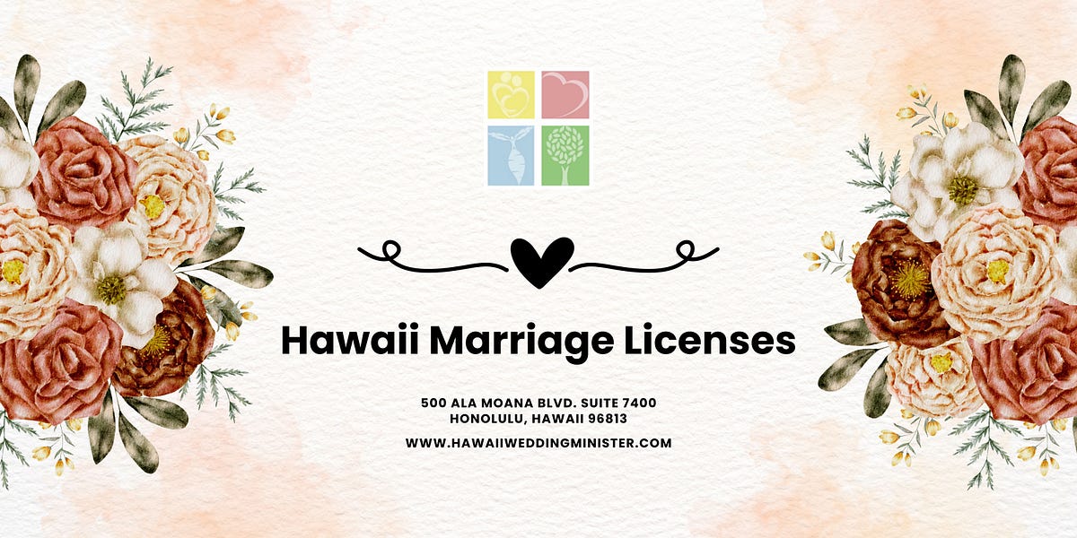 Hawaii Marriage Licenses Hawaiiministerwedding Medium