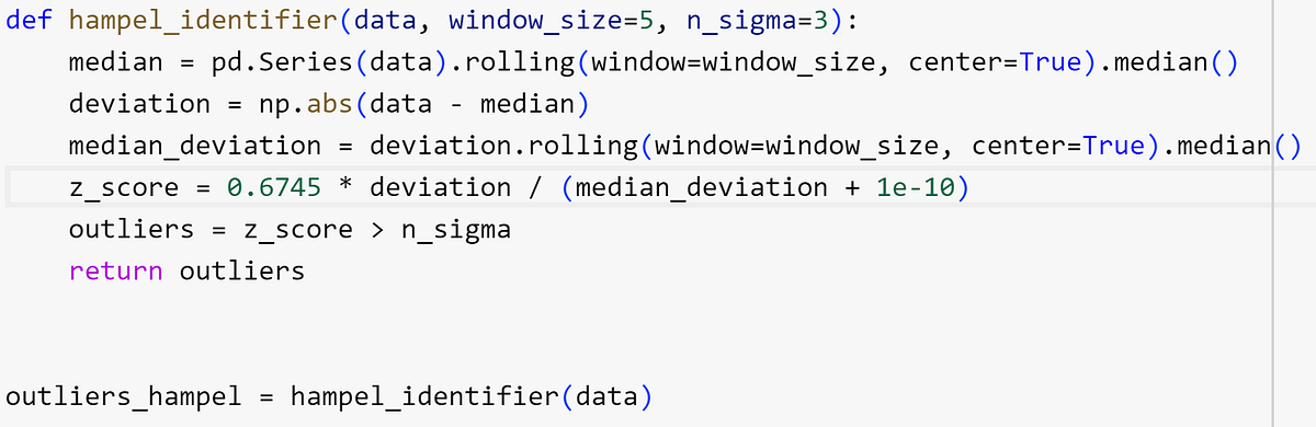 ANOMALY DETECTION: A HYBRID APPROACH INTEGRATING HAMPEL IDENTIFIER ...