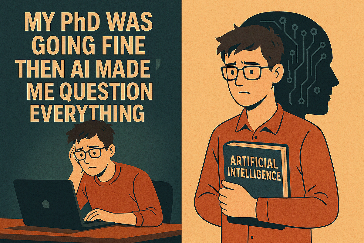 My PhD Was Going Fine Then AI Made Me Question Everything by Manash