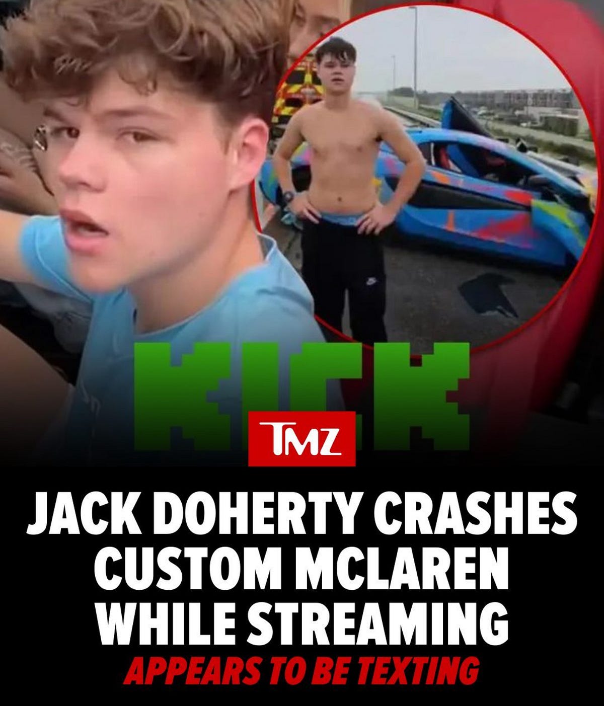 15 UNREAL Facts About Jack Doherty’s 200K McLaren Crash on DISTURBING