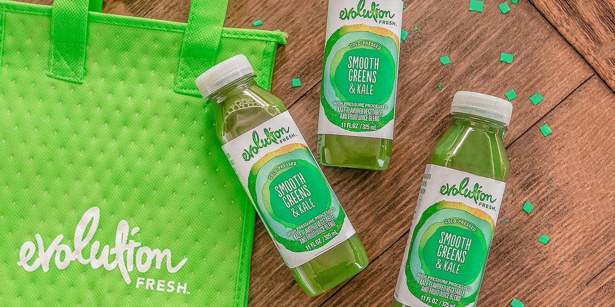 3 Free Bottles of Evolution Fresh® Juice, Delivered on National Green