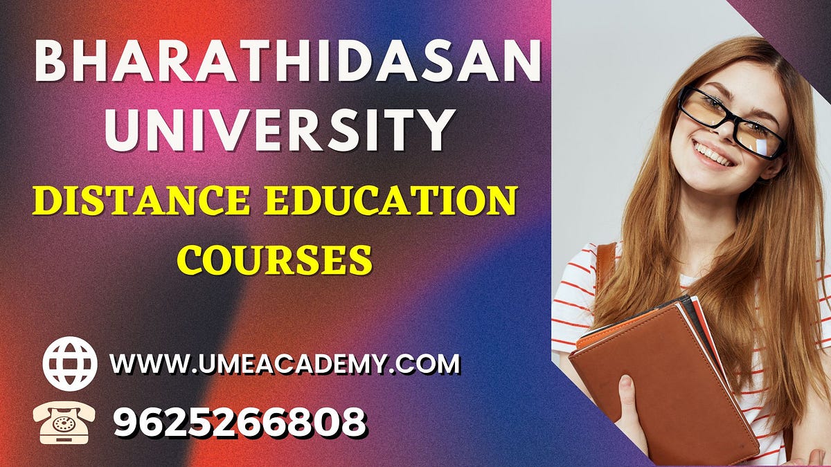 distance education courses in bharathidasan university
