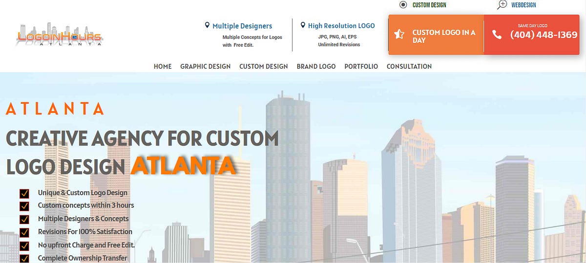Logo Design Atlanta. Transforming Logo Vision Into Digital… by