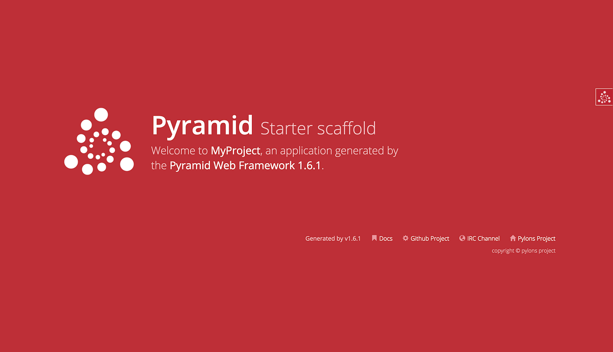 Python Pyramid — Introduction. Create a virtualenv and install pyramid ...