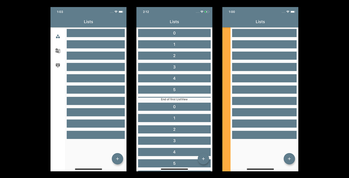 Flutter code snippets — 8 places to adjust a ListView | by Waleed ...