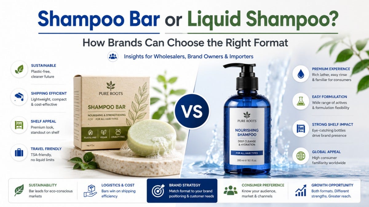 Shampoo Bars or Liquid Shampoo? A Smarter Product Strategy for Hair Care Brands
