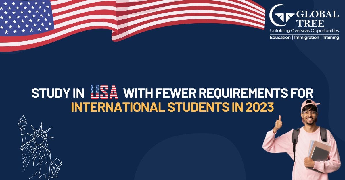Study in USA with Less Requirements For International Students In 2023 ...