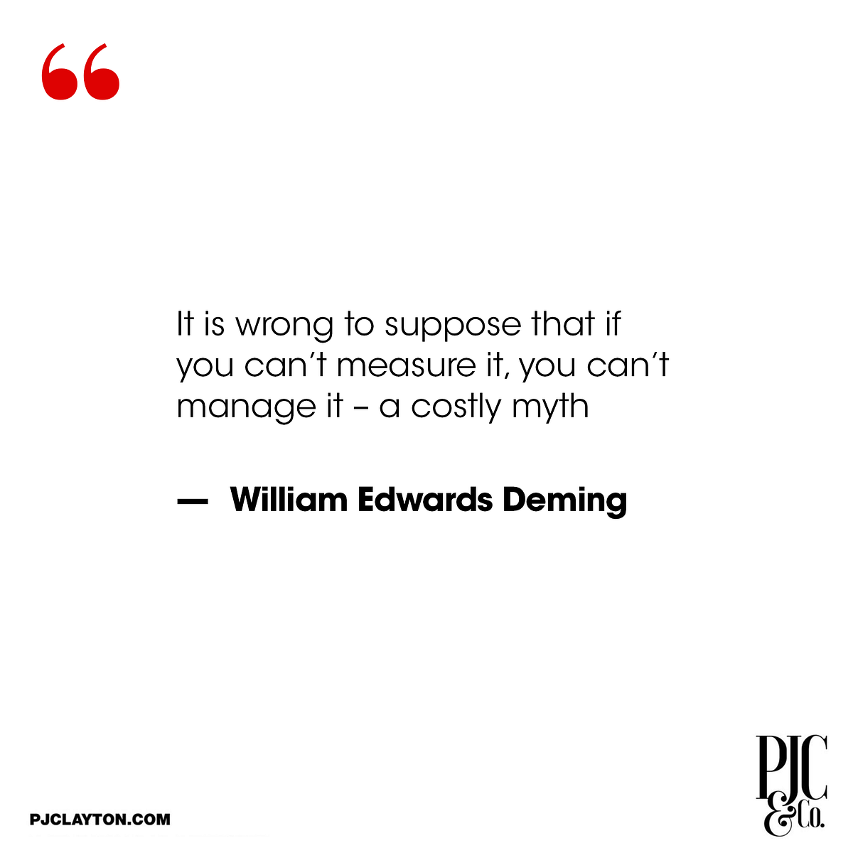 Abstract value. “You can’t improve what you don’t… by Phillip J