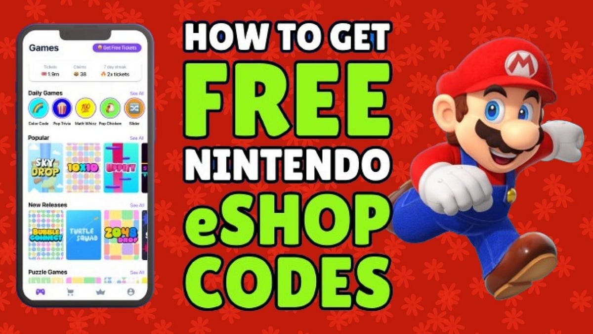 FREE Nintendo Gift Card Codes(((NewUpdated))) Gift Card