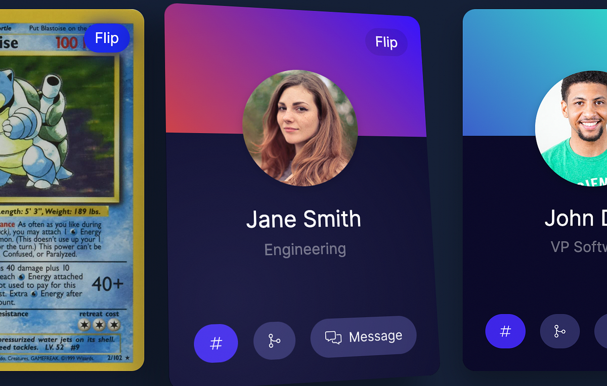 Making 3D Flippable Cards with CSS | JavaScript in Plain English