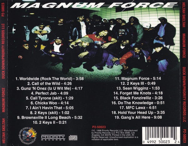 The BCC Files: Heltah Skeltah's “Magnum Force” | by Wayne Maye