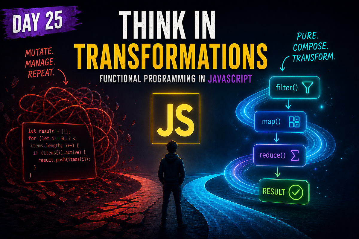 Day 25 — Functional Programming in JavaScript (A Different Way to Think ...