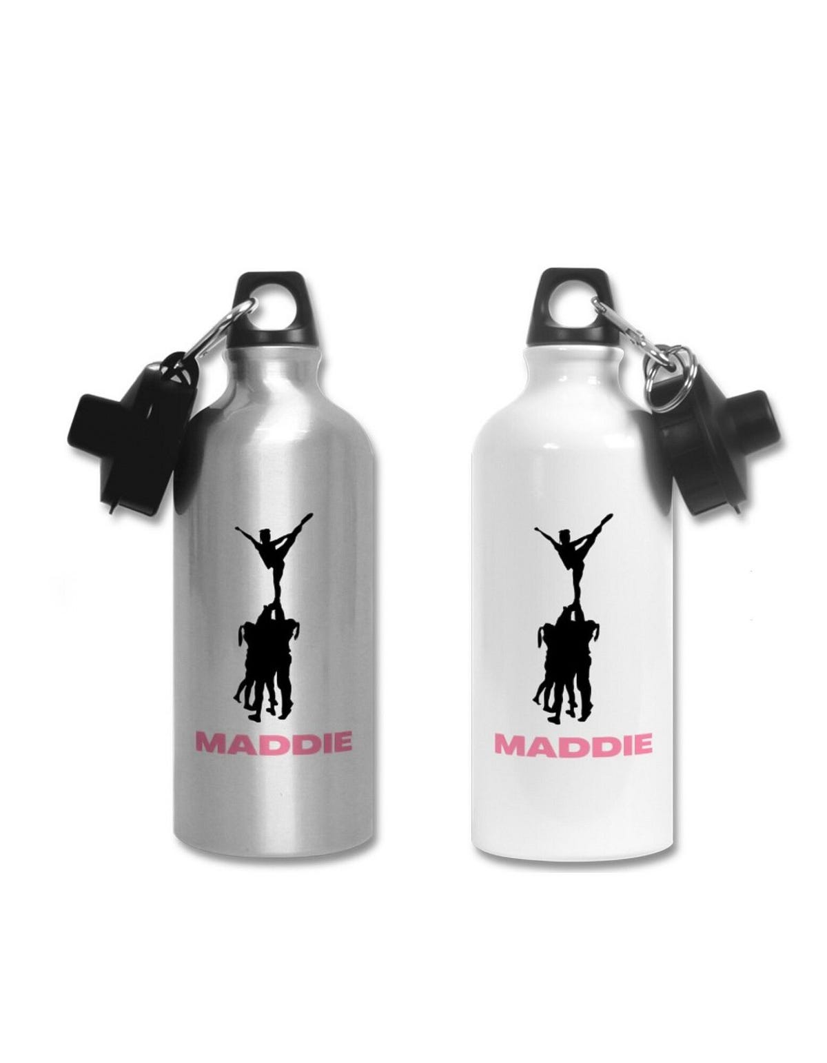 Personalised Cheerleader Water Bottle. Cheer Gift. Sports Water Bottle ...