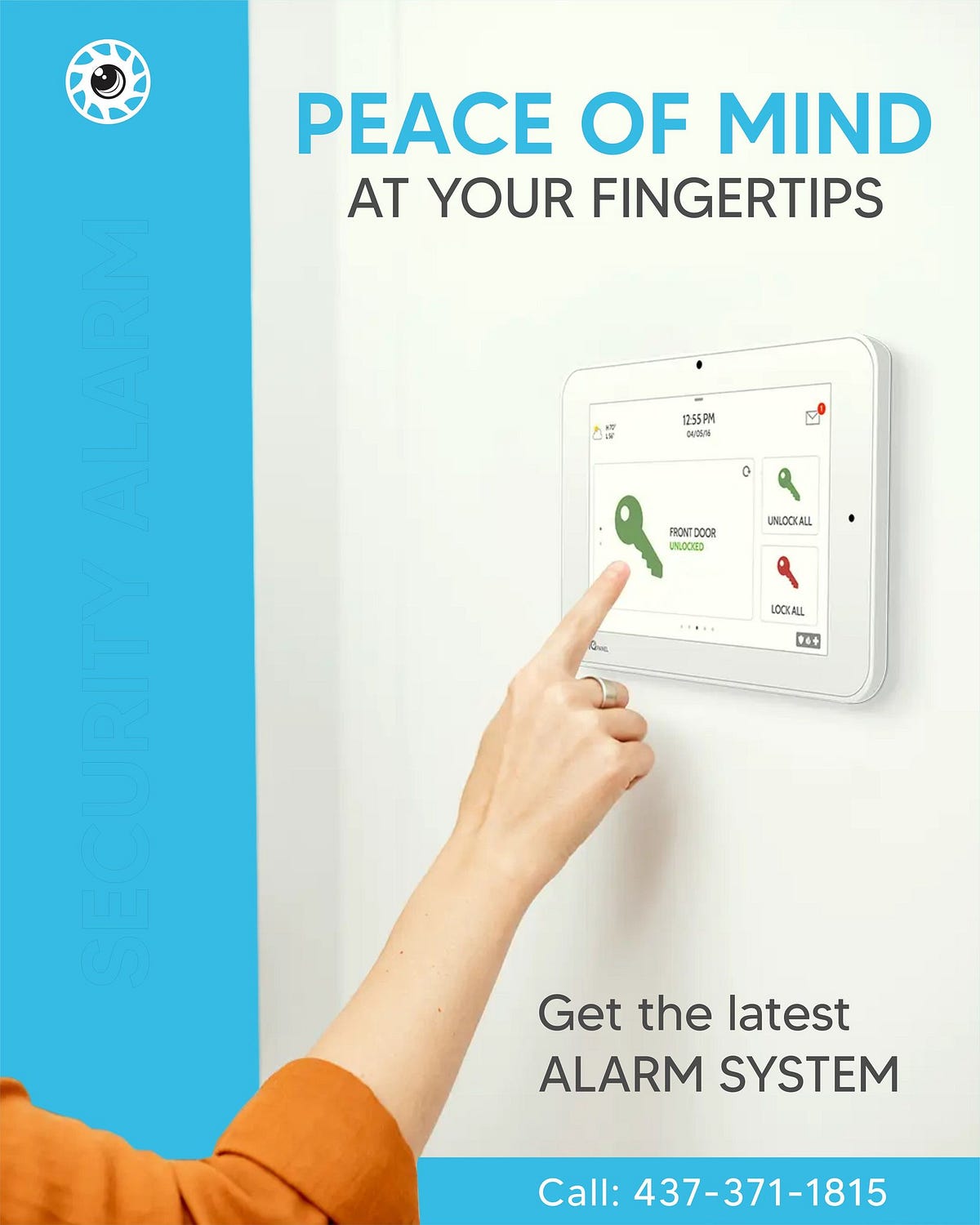 Qolsys Alarm System in Brampton Home Surveillance SS Solutions by