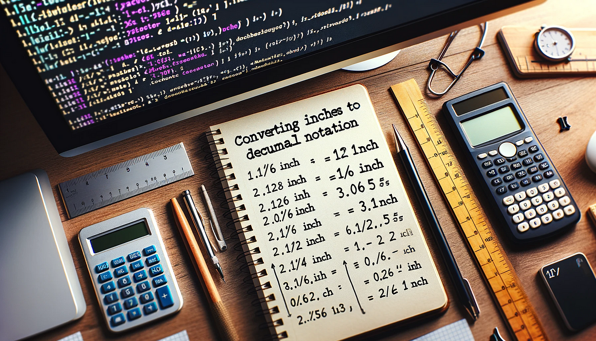Converting Inches to Decimal Notation: A Quick Guide with Python Code ...