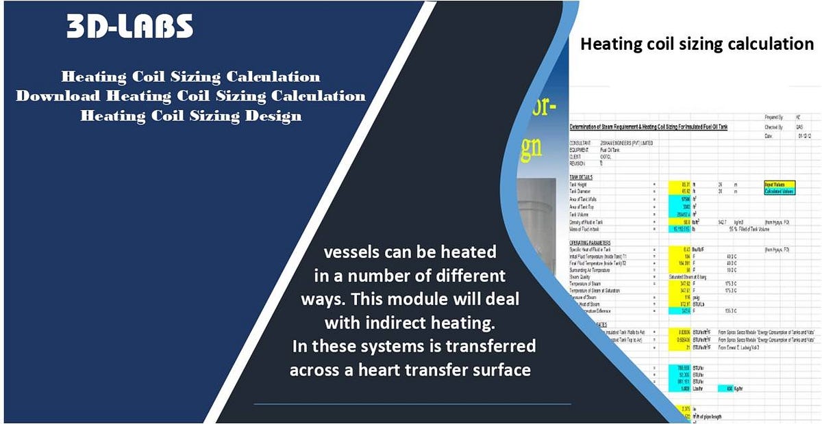 Heating coil sizing calculation in UK Design manager Medium