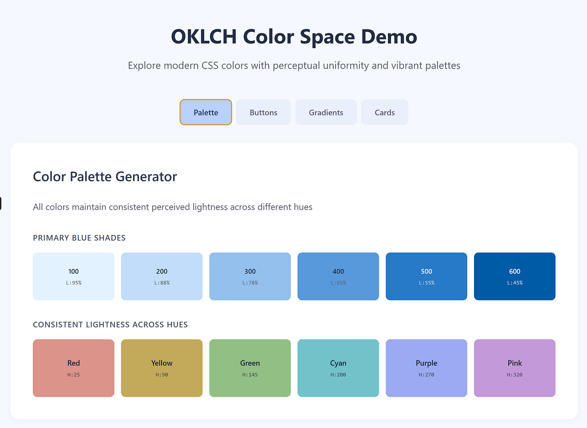 OKLCH: The Modern CSS Color Space You Should Be Using in 2025 | by ...