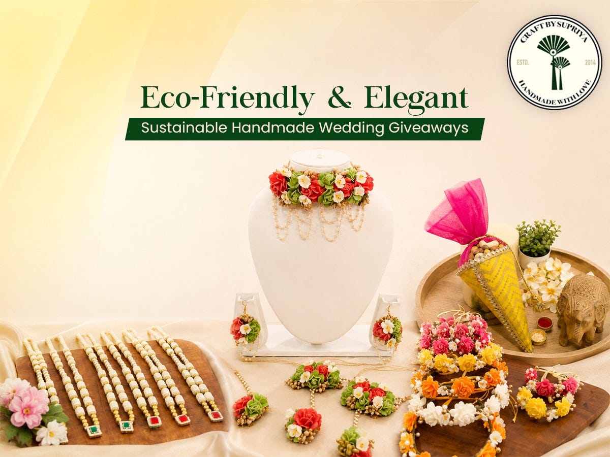 Eco-Friendly & Elegant: Sustainable Handmade Wedding Giveaways