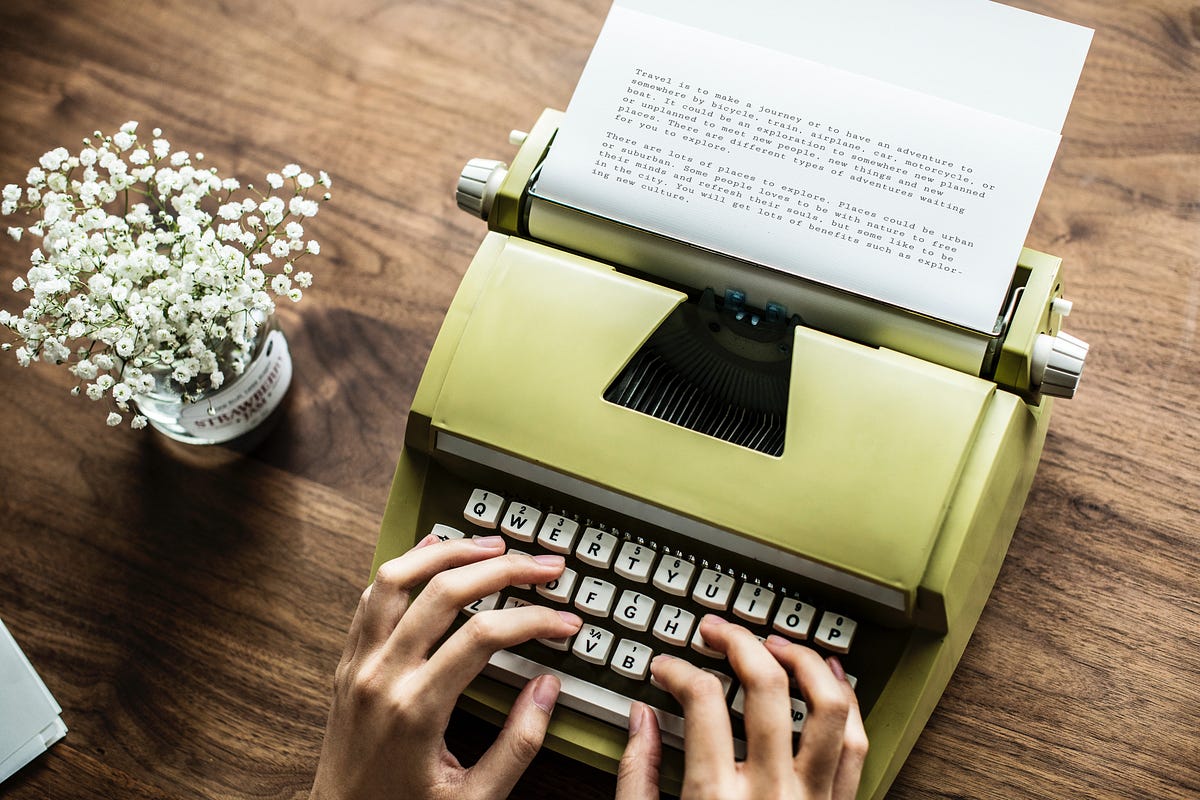 How writing on a typewriter made me more creative by Robert M