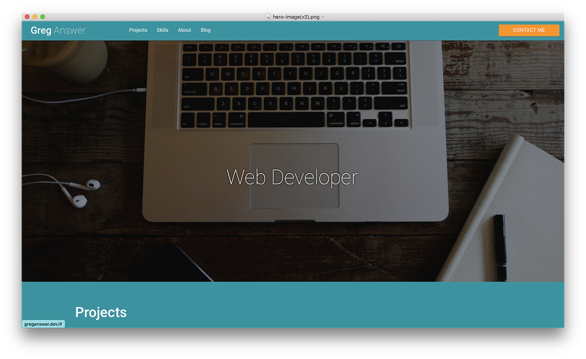 How and why I redesigned my portfolio | by Greg Answer | Medium