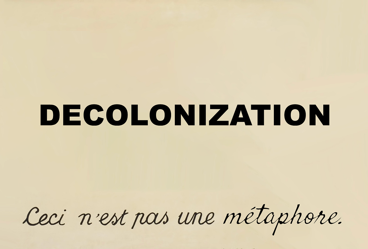 Decolonization is [not] a metaphor. by antidisambiguation Nov, 2023