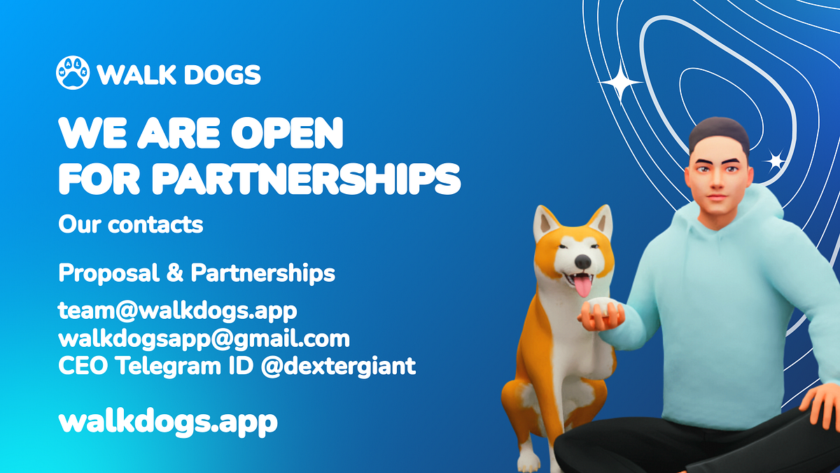 Walk Dogs are open for Partnerships! Walk Dogs Medium
