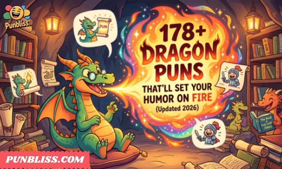 178+ Dragon Puns That’ll Set Your Humor on Fire (Updated 2026)
