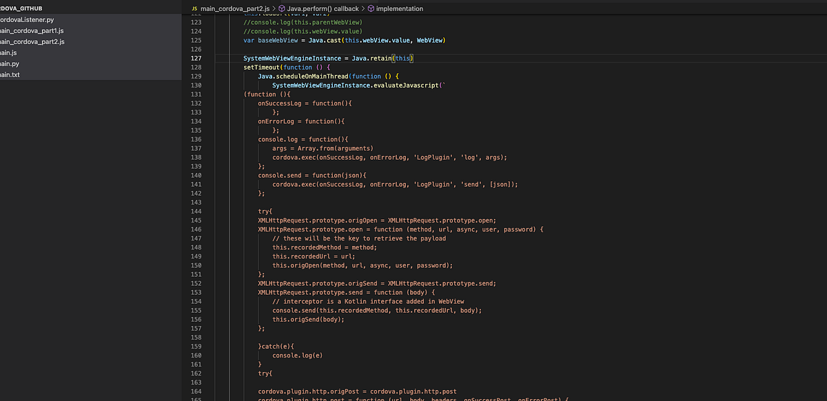 Reversing Cordova Chapter 3 — Playing with JavaScript Intercepting