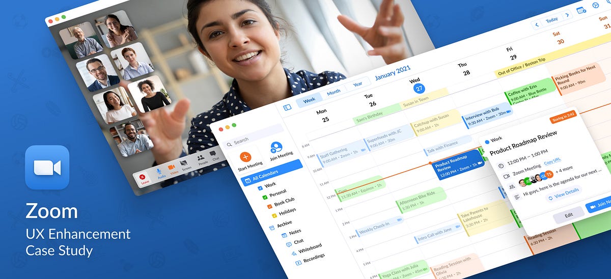 Case Study Zoom UX Enhancement. Zoom, the leading video conferencing