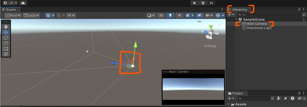 Creating objects in Unity and applying Materials | by Jessica Granzow ... image.
